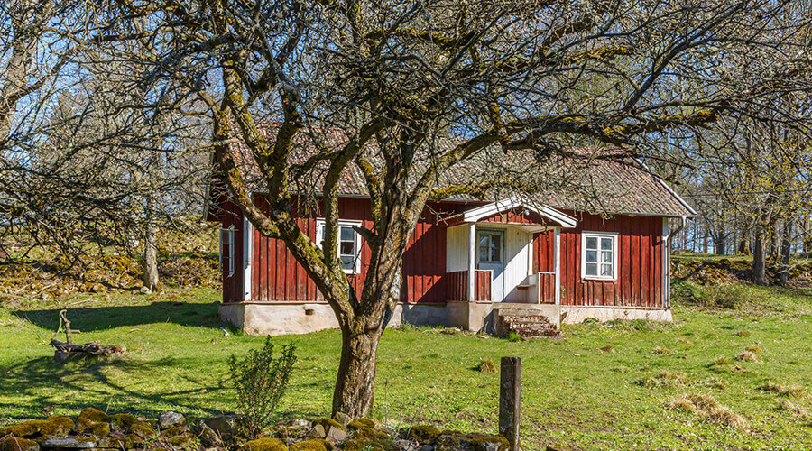 öppna fritidshuset efter vintern